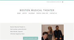 Desktop Screenshot of bostonmusicaltheater.org